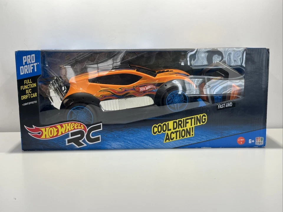 Hot Wheels Pro Drift Remote Control RC Car Fast 4wd Not Tested - Image 1 of 4