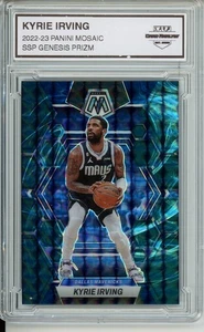2022-23 PANINI MOSAIC #13 KYRIE IRVING GENESIS PRIZM SSP - Picture 1 of 2