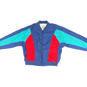 Members Only 1980s Red/Blue Windbreaker Vintage Size XL - Picture 1 of 8
