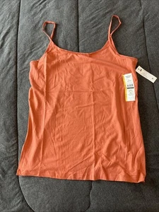 TIME and TRU Adjustable Strap Cam Top - Orange - Size L 12-14 - NEW with Tags - Picture 1 of 3