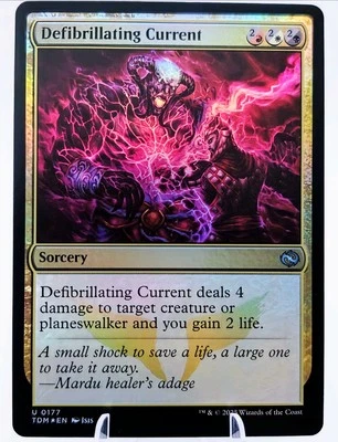 Defibrillating Current | MTG TDM Magic | EDH Commander Burn Lifegain | NEW NM - Image 1 of 3