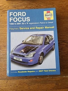 Haynes Ford Focus 1988 (S) to 2001 (Y) Service and Repair Manual - Hardback - Picture 1 of 3