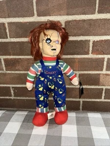 Child's Play 2 Chucky Puppe Plüsch 13 Zoll Toy Factory Horror Braut hartes Gesicht rote Haare - Bild 1 von 16