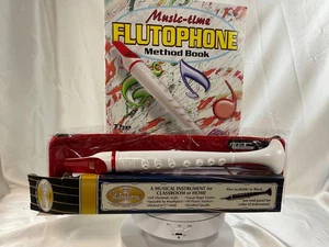 TROPHY FLUTOPHONE WHITE 400, Pouch and Method Book Included - Picture 1 of 5