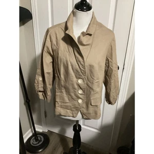 Cato woman 3 button jacket blazer brown 14/16 - Picture 1 of 1