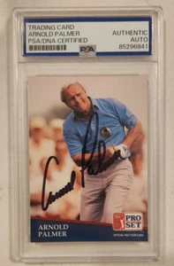 Arnold Palmer Firmado 1991 Tarjeta Pro Set con PSA/DNA CERTIFICADO DE AUTENTICIDAD Losa - Imagen 1 de 2
