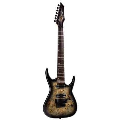 Dean 7 String Exile Select Floyd Fluence Natural Black Burst, EXILE SEL 7 F FL N Foto 1 de 4