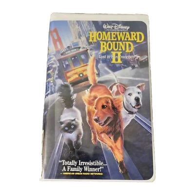 Homeward Bound 2 - Lost in San Francisco (VHS, 1996) Walt Disney #7893 - Image 1 of 4