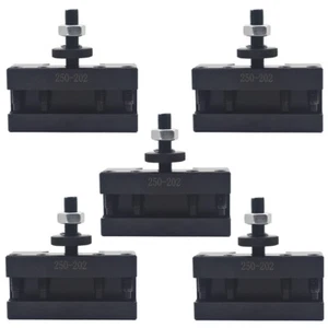 5 Pcs BXA #2 250-202 Quick Change Turning Facing & Boring Tool Post Holder Lathe - Bild 1 von 15