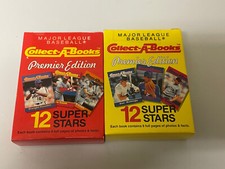 Collect A Books Baseball Super Stars Series 1 Box 1 & 2 Sealed