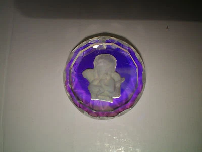 Kristall Anhänger Perlmutt Ornament ENGEL Dirndl Trachten Regenbogen Feng Shui  - Bild 1 von 4