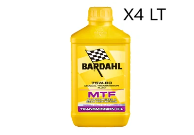 4 LITRI OLIO BARDAHL TRASMISSIONI CAMBIO MANUALE MTF 75W80 API GL-4 Premium 4LT - Immagine 1 di 3