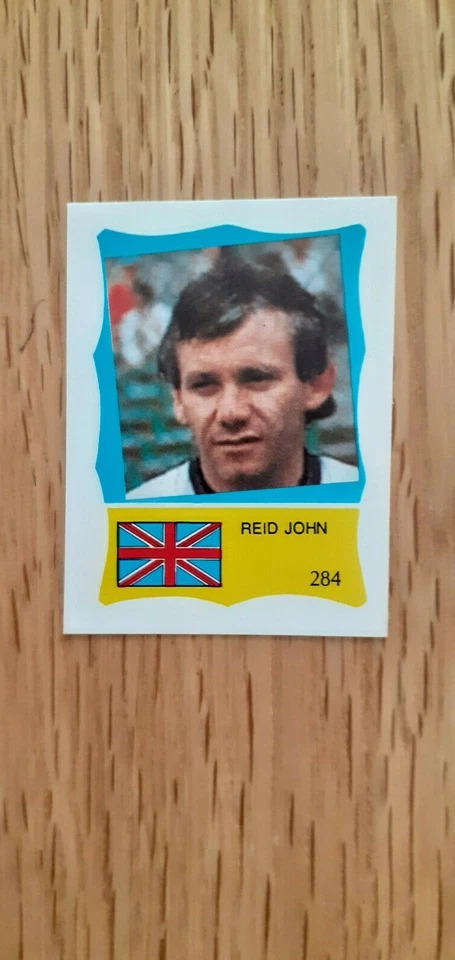 REYAUCA MEXICO 1986 WORLD CUP PETER REID EVERTON & ENGLAND SPANISH STICKER - Image 1 of 2