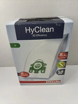 Miele HyClean 3D Efficiency Type U Vacuum  Bag OEM - S 7000 S 7999 S7 Dynamic U1 - Image 1 of 4