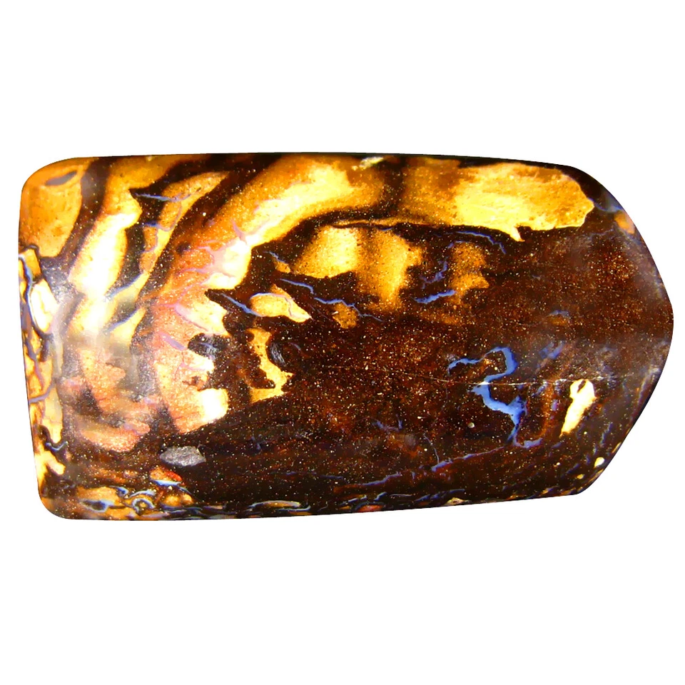 40.58 ct Fancy Cabochon Shape (30 x 17 mm) Australian Koroit Boulder Opal - Image 1 of 1