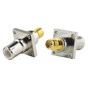 1~5Stück SMA-Buchse to BNC-Stecker Quick Connect 4-Loch-Flanschhalterungsadapter - Picture 1 of 5