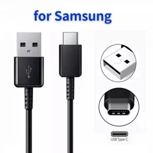 Universal 3FT Fast Type-C Charging USB Cable For Samsung Phone S21 S22 S23 Black - Picture 1 of 2