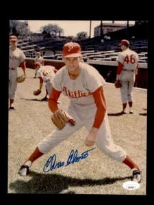 Chris Short JSA Cert Signed  8x10 Photo Autograph Philadelphia Phillies - Picture 1 of 3