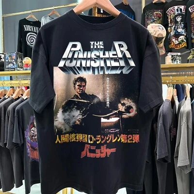 Camiseta retro de la película The Punisher Dolph Lundgren camiseta DTG - Imagen 1 de 3