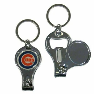 CHICAGO CUBS 3-IN-1 KEYCHAIN, NAIL CLIPPERS & BOTTLE OPENER New in package MLB - Picture 1 of 2