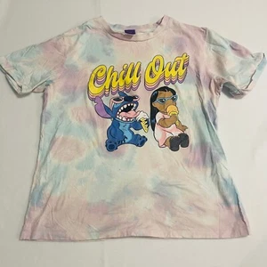 Disney Stitch Chill Out tie dye Tshirt size small - Picture 1 of 5
