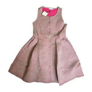 Romeo And Juliet Couture Gray/ Magenta Midi Dress Front Zip , Pockets NWT Medium - Picture 1 of 14