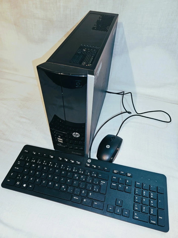 HP Pavilion Slimline 400 AMD A4-5000 6GB/1TB Quad Core DVD-RW, also local pickup - Image 1 of 4