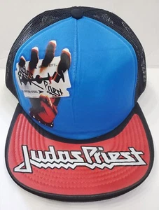 Airbrush Metal Head Black Death Thrash Colors Judas Priest Trucker Adjustable - Picture 1 of 2