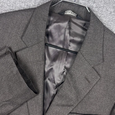 Blazer Jos A Bank Para Hombres 42L Marrón Pata de Gallo Lana Cachemira Abrigo Deportivo Chaqueta Foto 1 de 4