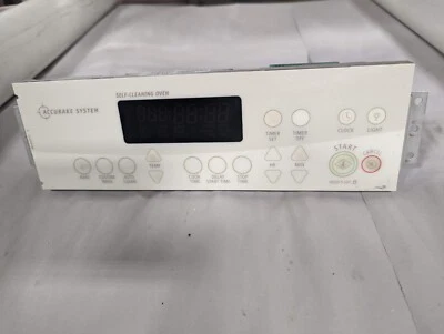 Whirlpool Oven Electronic Control Board With White Overlay 8524253 8523282 - Image 1 of 2