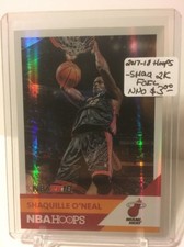 2017-18 Hoops Shaquille O'Neal NBA 2K #NNO Shaquille O'Neal FOIL Miami Heat