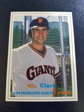 Will Clark San Francisco Giants 1990 SCD Baseball Card Price Guide White Border