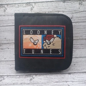 LOONEY TUNES TAZ TASMANIAN FELLOWES CD WALLET CASE HOLDER WARNER BROTHERS  - Picture 1 of 3