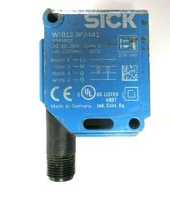 SICK WTB12-3P2441 PHOTOELECTRIC SENSOR - Picture 1 of 6