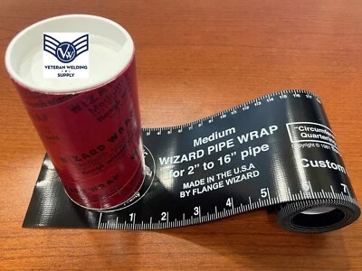 Flange Wizard Wizard Wrap WW-17 Medium 2" to 16" pipe pipewrap