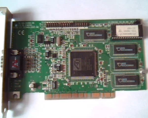 PCI Video card ATI MACH64 VT 109-34000-00 EXM340 113-34004-104 ATI-264VT2 VGA - Picture 1 of 8