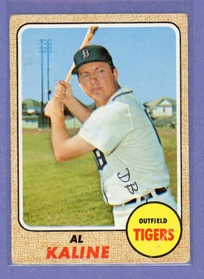 1968 TOPPS #240 AL KALINE TIGERS (Ink) - Image 1 of 2