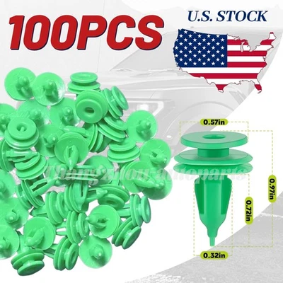 Sujetador de moldura de clip de panel de puerta 100 piezas para Jeep Grand Cherokee Chrysler 6503204 Foto 1 de 4