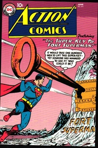 Postkarte Superman Ausgabe 241 Juni 1958 2010 Chronik Bücher DC Comics Cover - Bild 1 von 4