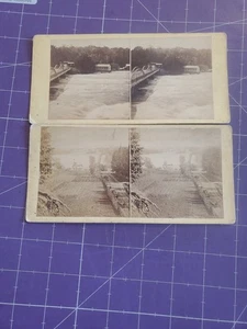 Niagara Falls E Anthony Stereoview Lot Goat Island American Falls From Canada - Picture 1 of 14