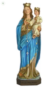 Nuestra Señora del Rosario 11" Estatua Figura NUEVA Virgen María - Italia - Imagen 1 de 1