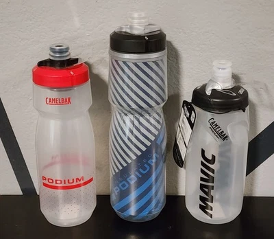 3 CamelBak Water Bottles 2x Podium 1 Mavic - NWT - Image 1 of 4