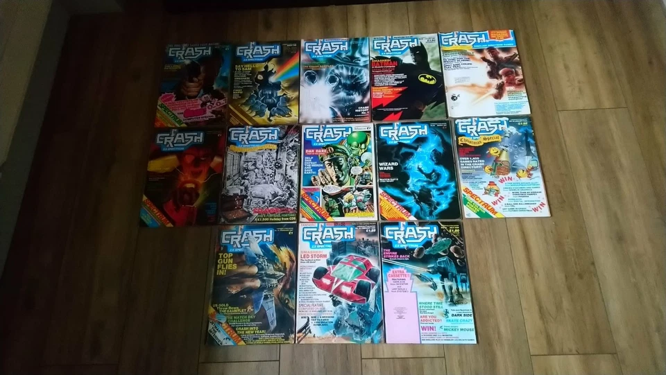 "Crash" ZX Spectrum Magazines - 13 Magazines Mini-Bundle - Image 1 of 1