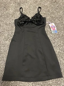 Vestido negro Johnny Wujek + J C Penny para mujer talla S fiesta de regreso a casa - Imagen 1 de 5
