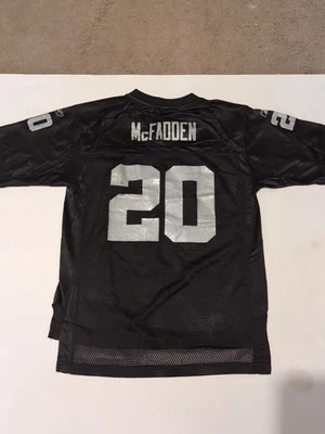 Camiseta de fútbol americano NFL Reebok Darren McFadden Oakland Raiders juvenil grande (14-16)  Foto 1 de 4