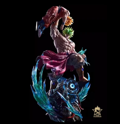 Figurine Dragon Ball Z – Broly vs Son Goku Combat – Statue PVC 28cm DBZ - Photo 1/4