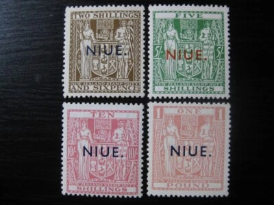 NIUE BRITISH COLONY Sc. #86-89 scarce mint (part MNH) stamp set! SCV $460.00 - Image 1 of 2