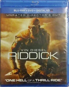 Riddick - Blu-ray + DVD+Digital HD 2013, Vin Diesel Brand New Sealed  - Picture 1 of 2