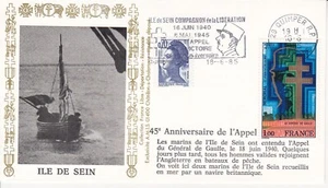 Enveloppe Philatélique 1985 Ile de Sein Quimper 1 - Picture 1 of 2