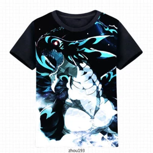 Fairy Tail Acnologia Camiseta Negra Juegos con disfraces Camiseta Manga Corta Prendas para el torso #K-A395 - Imagen 1 de 1
